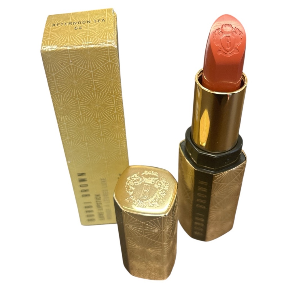 Bobbi Brown Luxe Lipstick Afternoon Tea 64 Gold LE Discontinued New